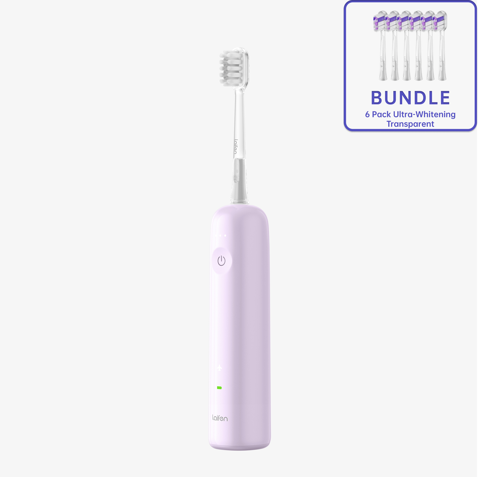 Color_Purple ABS 6 Pack-Ultra Whitening-Transparent