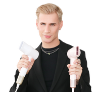 Brad Mondo hair dryer - Laifen SE matte purple