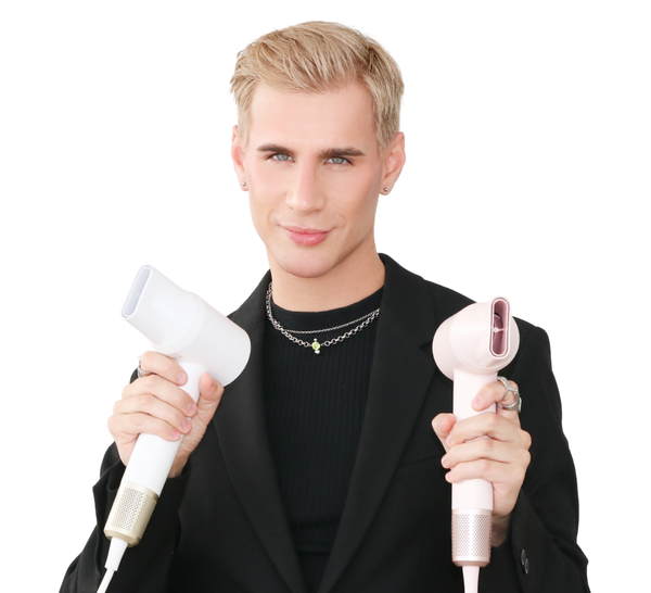 Brad Mondo hair dryer - Laifen SE matte purple