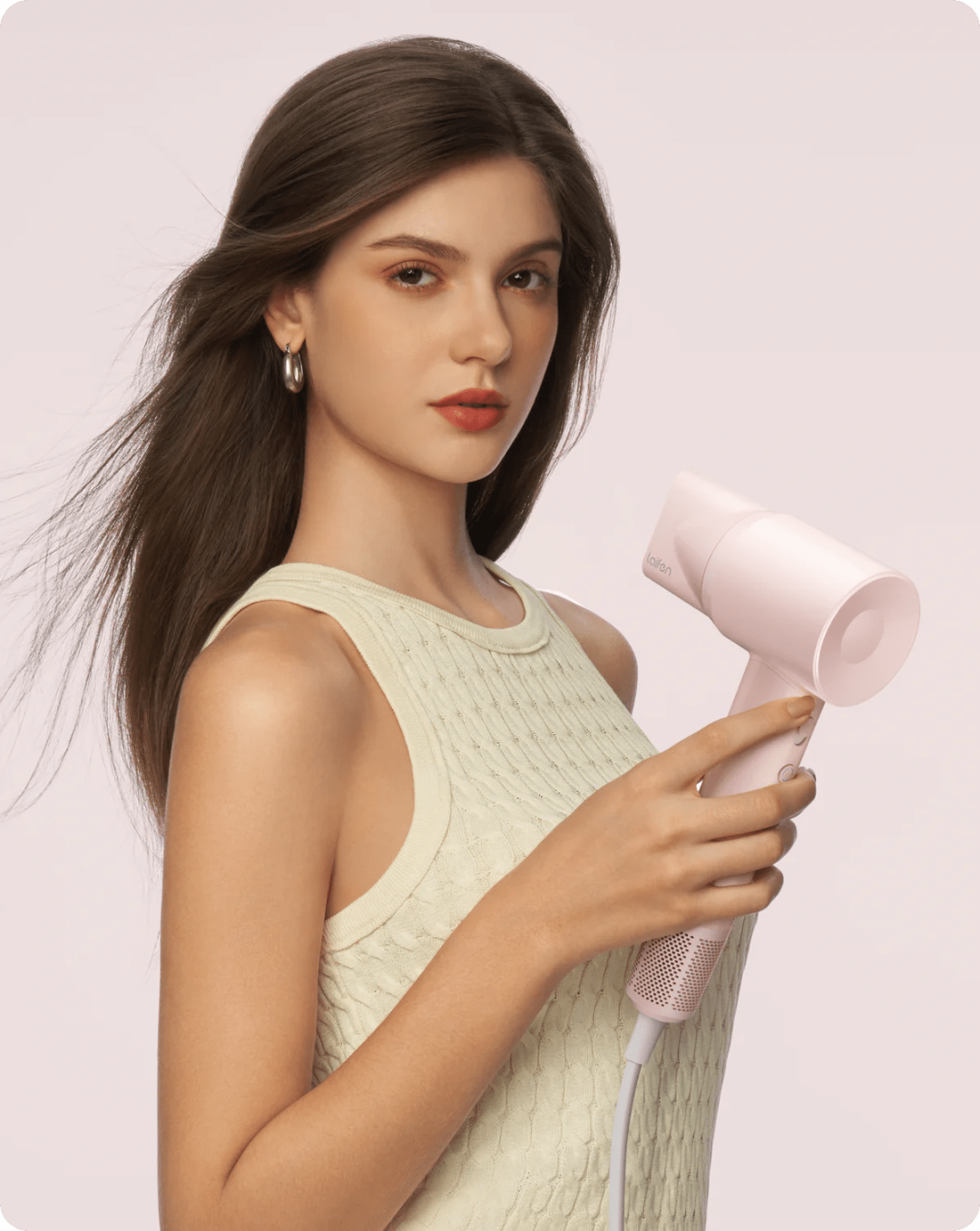 Lightweight quiet hair dryer - Laifen SE Lite Glossy Pink