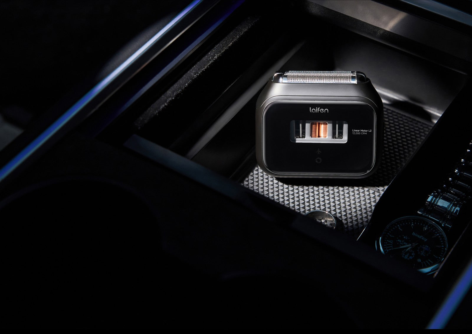 Transparent motor window of Laifen P3