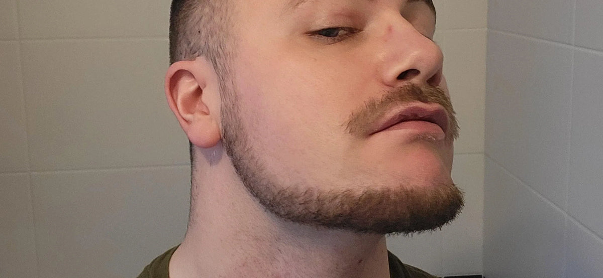 How to shape a chin strap beard with clean, even edges