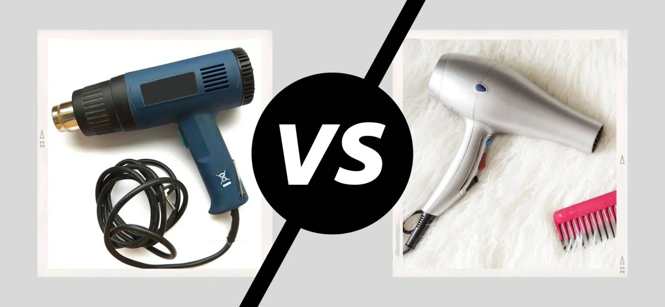 Does a heat gun get hotter than a hair dryer? Talking about heat dryers and heat guns