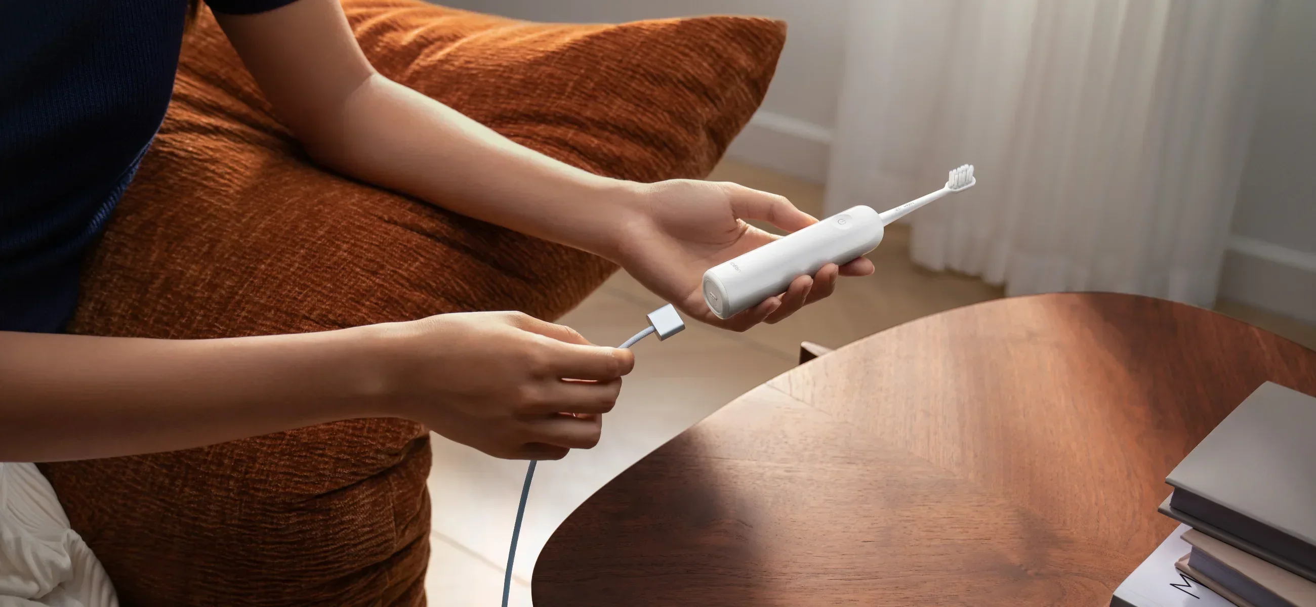 Electric toothbrush charger guide