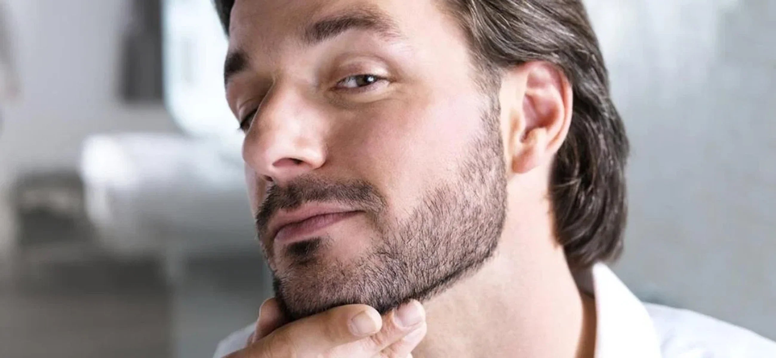 How to trim heavy stubble and shape a sharper mustache
