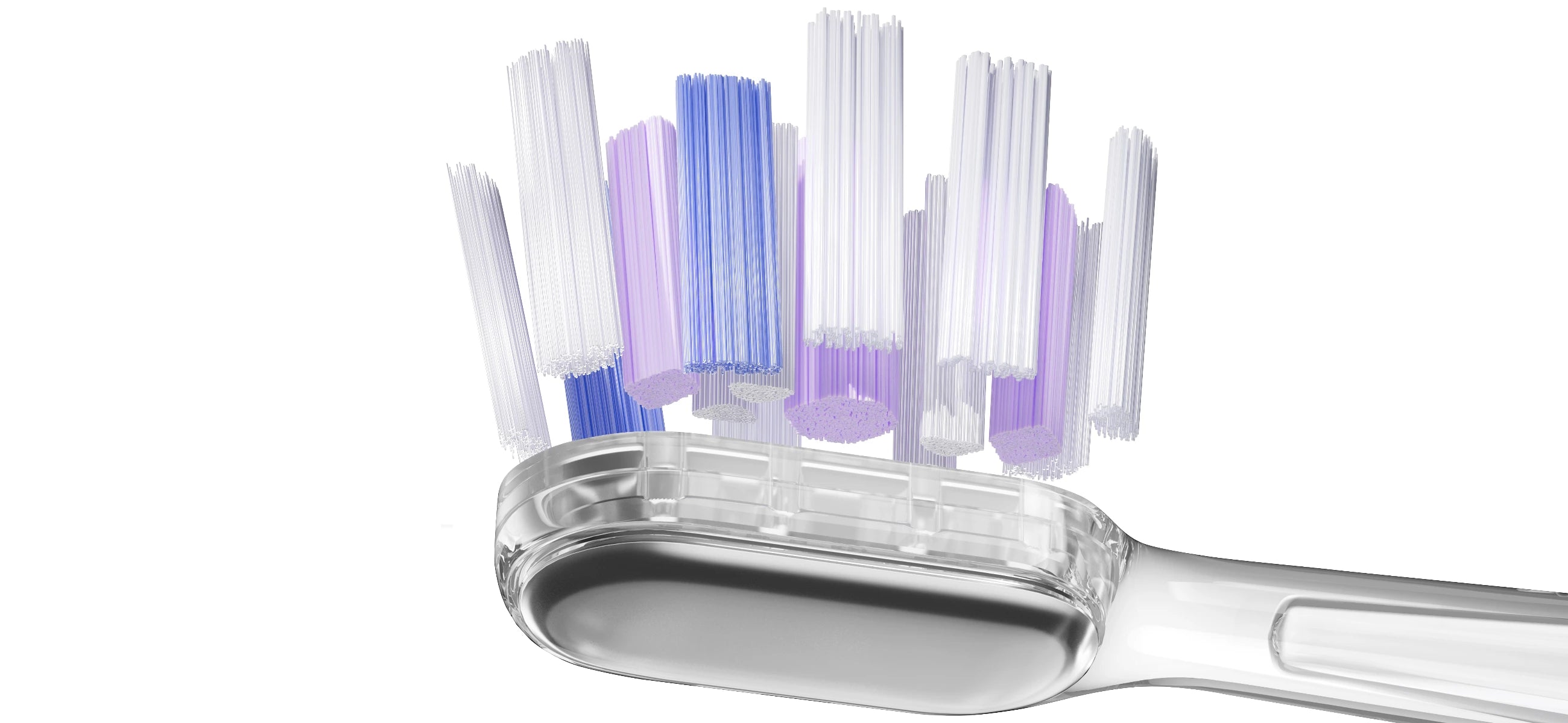 The overview of the heads of Laifen Wave electric toothbrush