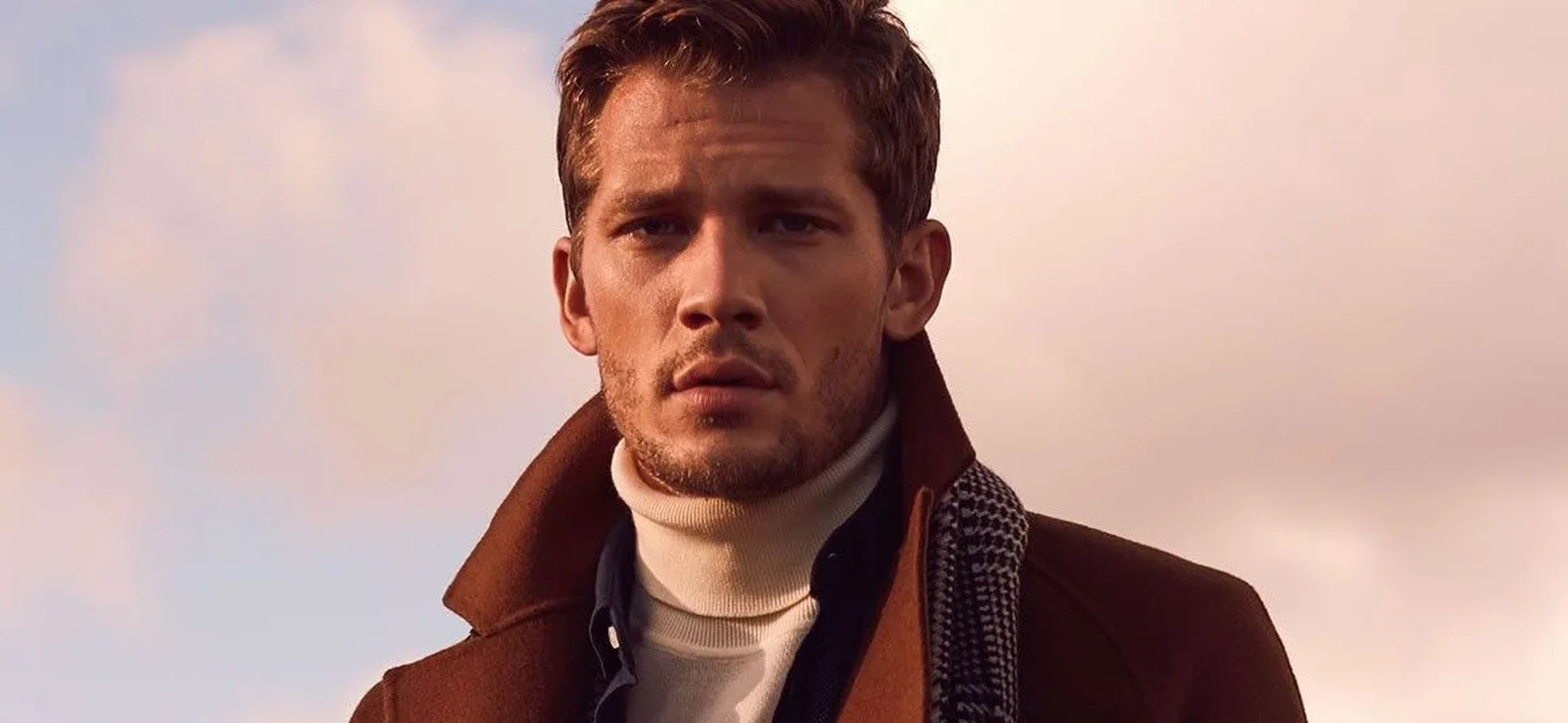Natural light-stubble style with subtle facial-hair coverage