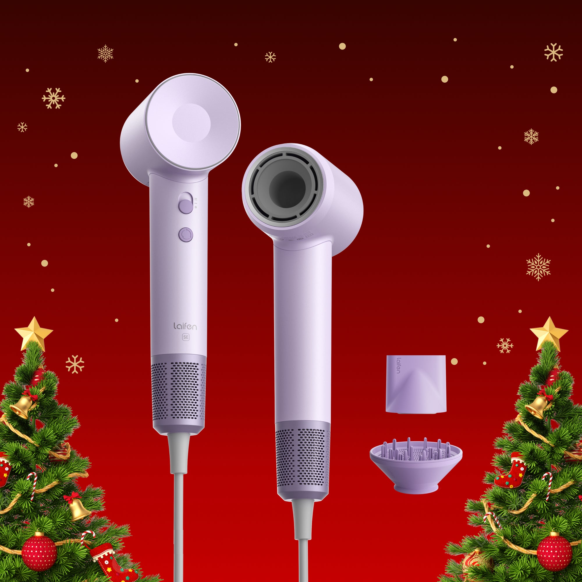 Laifen SE 2 hair dryer (purple) deal | Laifen Christmas sale 2025