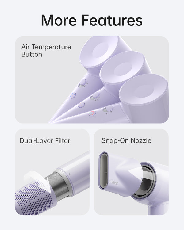 Color_Glossy Purple(1 Smooth Nozzle + 1 Diffuser Nozzle)