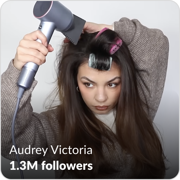 Audrey Victoria uses Laifen blow dryer
