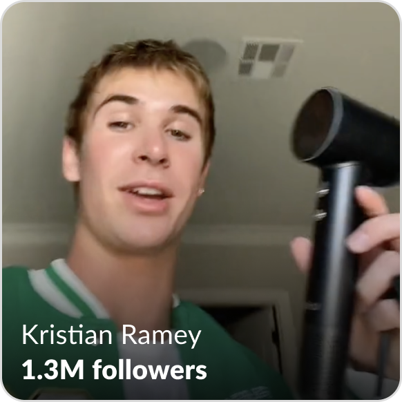 Lristian Ramey uses Laifen blow dryer