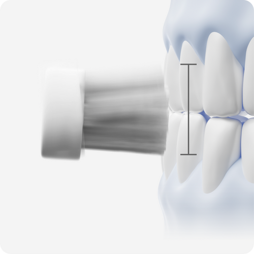 Simplified line drawing of a hand holding a blue object on a white background