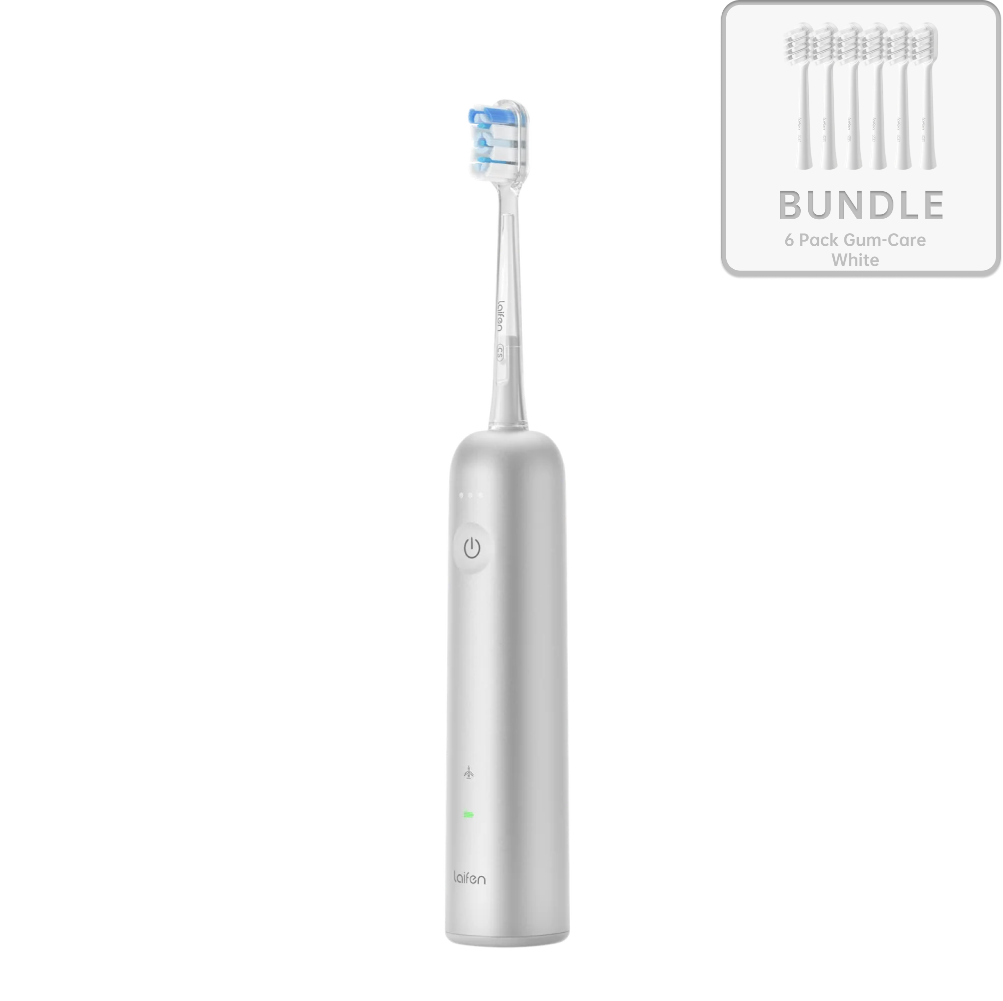 Bundle-Wave(AluminumAlloy)+ToothbrushHead(6-Pack)