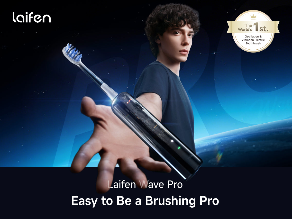 Laifen Wave Pro. Easy to be a brushing pro. WaveMotion Technology. Pro Series Brush Heads. Smart Pressure Sensor. Dual-Mode Cleaning System. Personalized Care with App. 70 Days Long-Lasting.