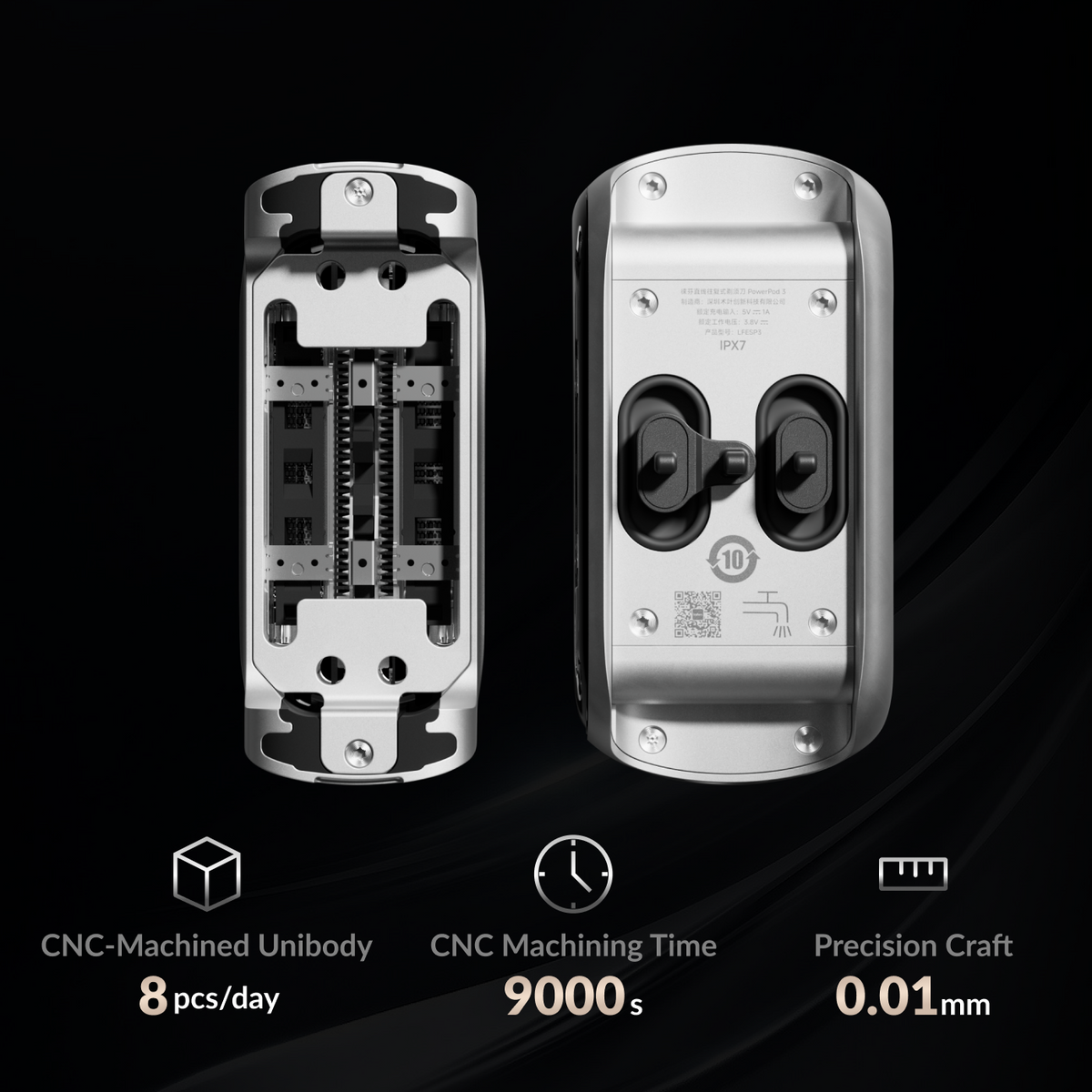 Laifen P3 Pro Electric Shaver - Ultra-Fast 24k RPM Sensitive Shave