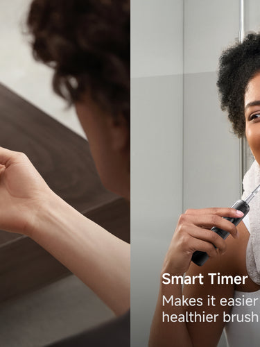 Personalized Brushing Report helps you understand your brushing performance at a glance. Smarter Timer makes it easier than ever to develop healthier brushing habits. (30s smart reminder. 2-min brushing timer)