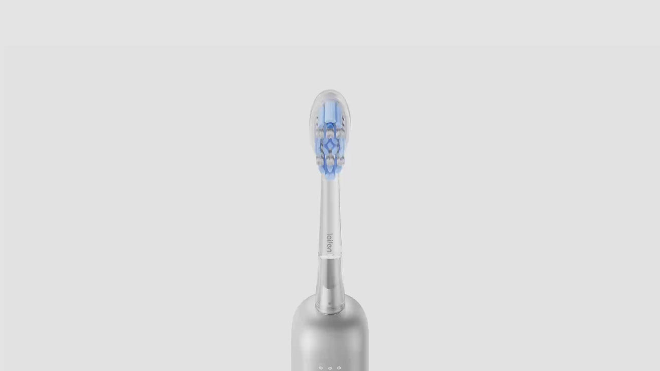 60° oscillation of a brush head