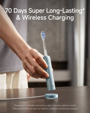 Laifen Wave Pro Electric Toothbrush Aluminum Alloy Blue 70 Days Super Long-Lasting & Wireless Charging