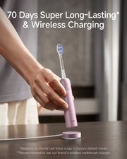 Laifen Wave Pro Electric Toothbrush Aluminum Alloy Pink 70 Days Super Long-Lasting & Wireless Charging