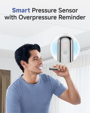 Laifen Wave Pro Electric Toothbrush Polished Stainless Steel Smart Pressure Sensor with Overpressure Reminder