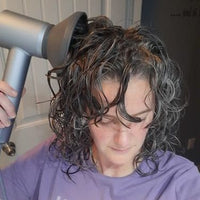 This hair dryer is super lightweight and incredibly fast